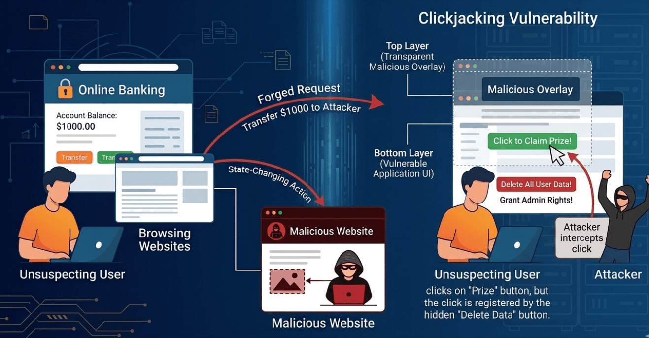 Clickjacking Vulnerability