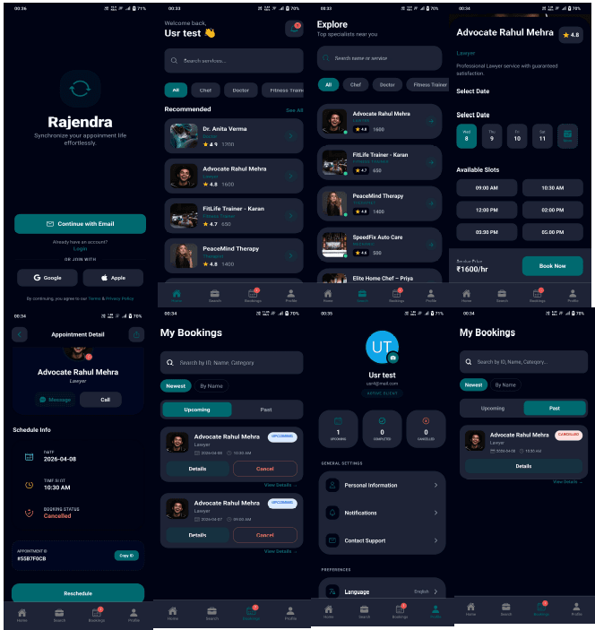 RajeSync : Appointment Scheduling System.
